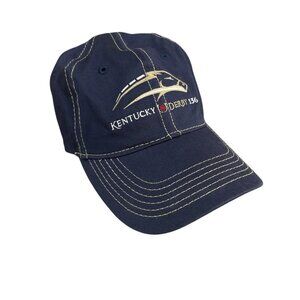 136th Kentucky Derby Hat Baseball Cap Blue Churchill Downs 2010 Strapback Men’s